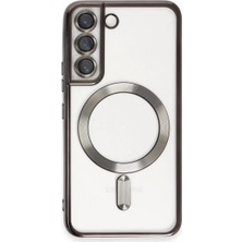 Galaxy S22 Kılıf Kross Magneticsafe Kapak - Siyah