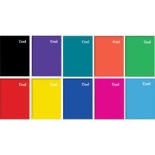 Keskin Color Defter A4 80 Yaprak Çizgili Plastik Kapak Dikişli Cool 321851-99 (12 Li Paket)