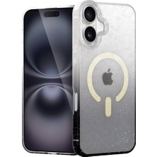 Cosmos E-Ticaret Iphone 16 Plus Pummel Shiny Magsafe Kapak - Siyah