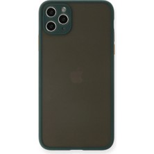 Cosmos E-Ticaret Iphone 11 Pro Max Kılıf Montreal Kapak - Yeşil