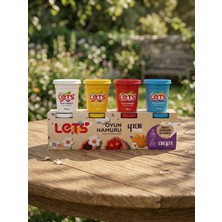 Let's Lets Oyun Hamuru 4 Renk 460 Gram L8440