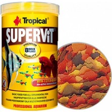 Tropical Supervıt 100 Ml. 20 Gr. Yüksek Proteinli Premium Kalite Akvaryum Balıkları Besini