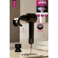 Sinbo SHD-1756 Bldc Saç Kurutma Makinesi Siyah – 800W | 110.000 Rpm | Dijital Ekran