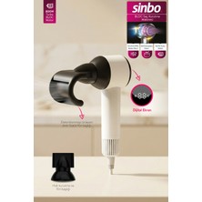 Sinbo SHD-1756 Bldc Saç Kurutma Makinesi Beyaz – 800W | 110.000 Rpm | Dijital Ekran