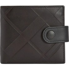 Barbour Bamburgh Deboss Deri Cüzdan BK11 Black