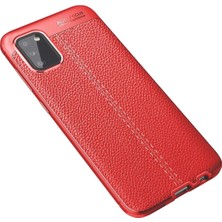 DS LLC Ieg™  Samsung Galaxy A02S Kılıf Auto Focus Kapak - Kırmızı