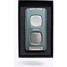 Cohiba Pro Çakmağı ve Purokesici Klasik Ürün Ikili Jet Yanma(Kişiye Özel Isimyazılır).