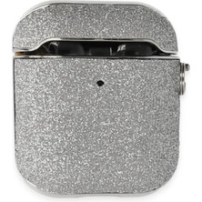 DS LLC Ieg™  Airpods 2 (2.nesil) Spell Simli Kılıf - Gümüş