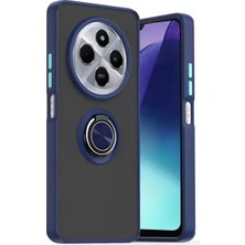 Elma Shop 14C Kılıf Montreal Yüzüklü Kapak - Lacivert