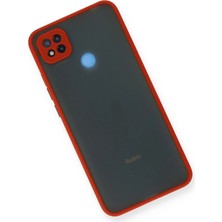 DS LLC Ieg™  Xiaomi Redmi 9c Kılıf Montreal Silikon Kapak - Kırmızı