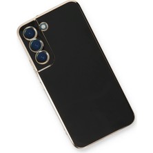 DS LLC Ieg™  Samsung Galaxy S22 Plus Kılıf Volet Silikon - Siyah