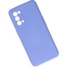DS LLC Ieg™  Oppo Reno 5 Kılıf Nano Içi Kadife Silikon - Lila