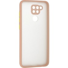 DS LLC Ieg™  Xiaomi Redmi Note 9 Kılıf Montreal Silikon Kapak - Pembe