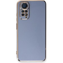 DS LLC Ieg™  Xiaomi Redmi Note 11 Kılıf Volet Silikon - Mavi