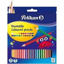  pelikan kuru boya kalemi üçgen 24 renk p-700122