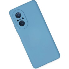 DS LLC Ieg™  Huawei Nova 9 Se Kılıf Nano Içi Kadife Silikon - Mavi
