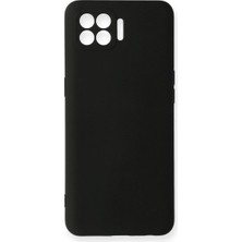 Elma Shop Reno 4 Lite Kılıf Nano Içi Kadife - Siyah