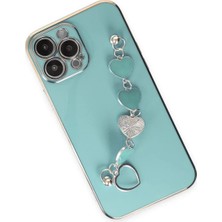 DS LLC Ieg™  Iphone 14 Pro Kılıf Esila Silikon - Su Yeşili