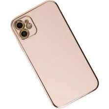 DS LLC Ieg™  Iphone 12 Kılıf Volet Silikon - Pembe