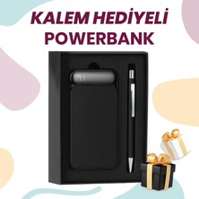 Pufida Dijital Göstergeli 10.000 Mah Powerbank ve Metal Kalem Hediyeli Şık Kutulu Hediye Seti