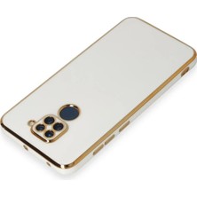 DS LLC Ieg™  Xiaomi Redmi Note 9 Kılıf Volet Silikon - Beyaz