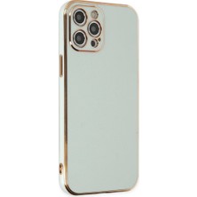 Elma Shop Iphone 12 Pro Max Kılıf Volet - Açık Yeşil
