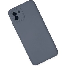 DS LLC Ieg™  Samsung Galaxy A03 Kılıf Nano Içi Kadife Silikon - Gri