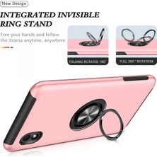 DS LLC Ieg™  Samsung Galaxy A01 Core Kılıf Elit Yüzüklü Kapak - Pembe