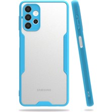 DS LLC Ieg™  Samsung Galaxy A52 Kılıf Platin Silikon - Mavi