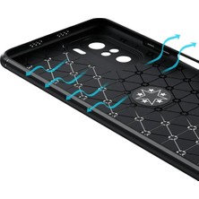 DS LLC Ieg™  Xiaomi Poco F3 Kılıf Range Yüzüklü Silikon - Kırmızı