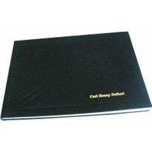 Dilman 17 x 24 192 Yapraklı Cari Hesap Defteri Yan Siyah Renk İmza Defteri