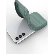 DS LLC Ieg™  Samsung A56 Kılıf Optimum Silikon - Koyu Yeşil