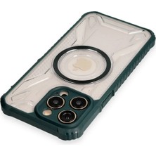 DS LLC Ieg™  Iphone 12 Pro Max Kılıf Prag Magneticsafe Kapak - Koyu Yeşil