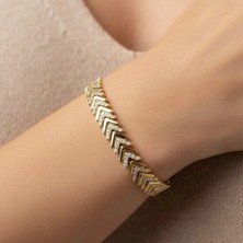 Stil Incisi/xupıng Jewelry Rihanna Zirkon Taşlı  Model Bileklik