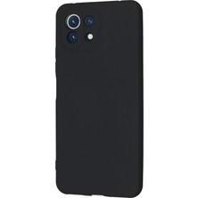 DS LLC Ieg™  Xiaomi Mi 11 Lite Kılıf Nano Içi Kadife Silikon - Lacivert