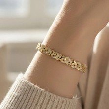 Stil Incisi/xupıng Jewelry Meys Gurmet Zirkon Taşlı Bileklik