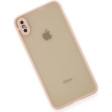 DS LLC Ieg™  Iphone x Kılıf Montreal Silikon Kapak - Pembe