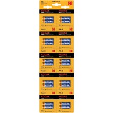 DS LLC Kodak 20 Adet Max Super Alkalin 2’li Ayrılabilir Kartela Kalem Pil