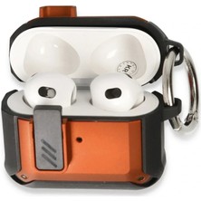 DS LLC Airpods 3 (3.nesil) Truva Kılıf - Turuncu