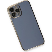 DS LLC Ieg™  Iphone 13 Pro Kılıf Volet Silikon - Mavi