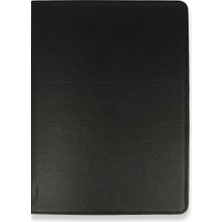 DS LLC Ieg™  Samsung Galaxy T220 Tab A7 Lite 8.7 Kılıf 360 Tablet Deri Kılıf - Siyah