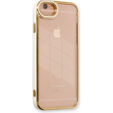 DS LLC Iphone 6 Kılıf Liva Lens Silikon - Beyaz