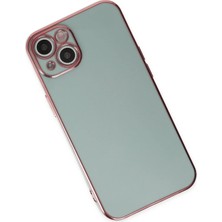 DS LLC Ieg™  Iphone 14 Kılıf Volet Silikon - Açık Yeşil