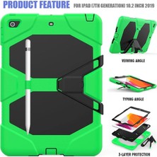 DS LLC Ieg™  Ipad 10.2 (7.nesil) Kılıf Griffin Tablet Kapak - Yeşil