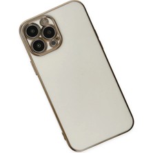 DS LLC Ieg™  Iphone 14 Pro Kılıf Volet Silikon - Beyaz