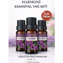 Harmoni Kaşmir Çiçeği Esansiyel Uçucu Koku 3X10ML Difüzör Esansı Buhurdanlık Yağı ve Oda Kokusu