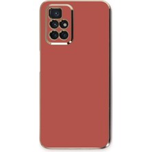 DS LLC Xiaomi Redmi 10 2022 Kılıf Volet Silikon - Kırmızı