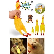 DS LLC Ieg™ Ses Çıkaran Tavuk Kedi Köpek Oyuncağı 30 Cm.