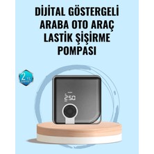 DS LLC Type-C Şarj Girişli Taşınabilir Elektrikli Hava Pompası