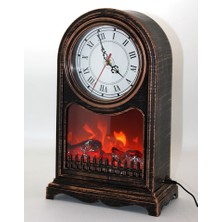 DS LLC LED Işıklı Saatli Şömine AALK2501